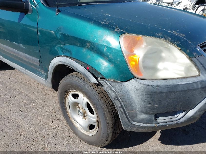 2002 Honda Cr-V Lx VIN: JHLRD68442C012761 Lot: 43151078