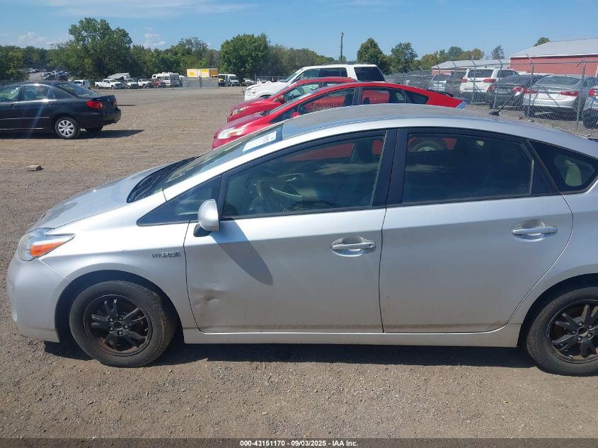 2012 Toyota Prius Two VIN: JTDKN3DU7C1566695 Lot: 43151170