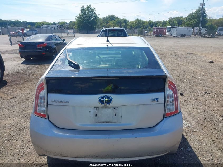 2012 Toyota Prius Two VIN: JTDKN3DU7C1566695 Lot: 43151170