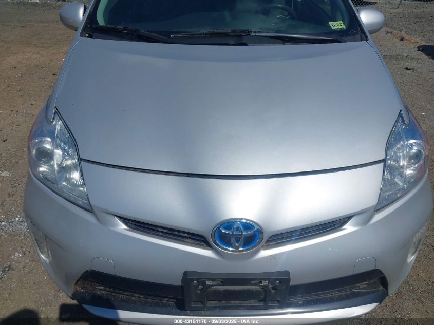 2012 Toyota Prius Two VIN: JTDKN3DU7C1566695 Lot: 43151170