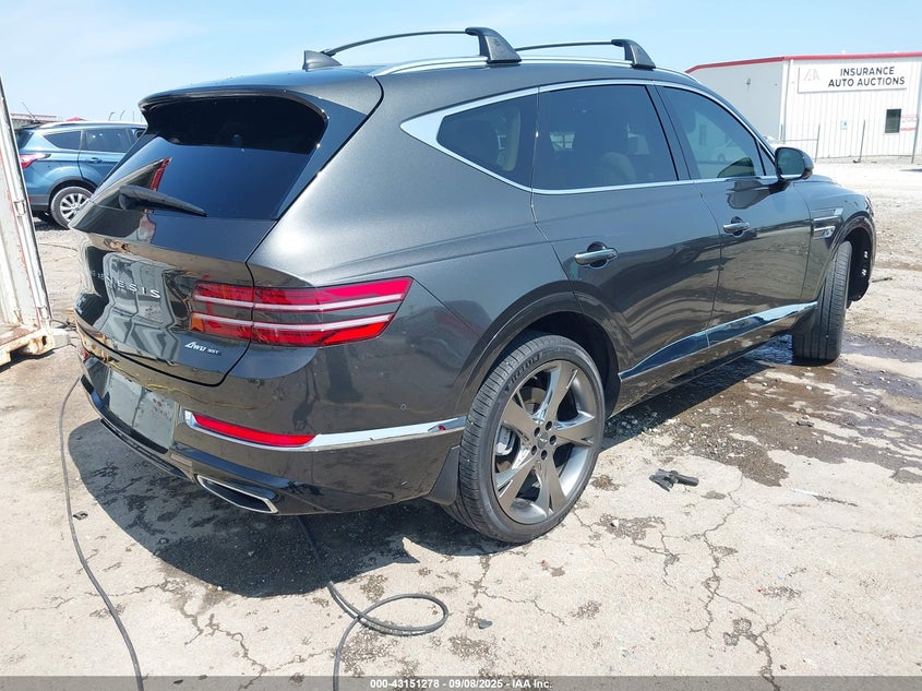 Vin: kmuhcesc3ru171021, lot: 43645630, genesis gv80 3.5t awd 20244