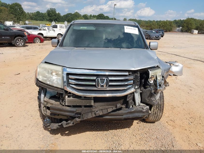 2014 Honda Pilot Ex-L VIN: 5FNYF4H57EB022370 Lot: 43151341