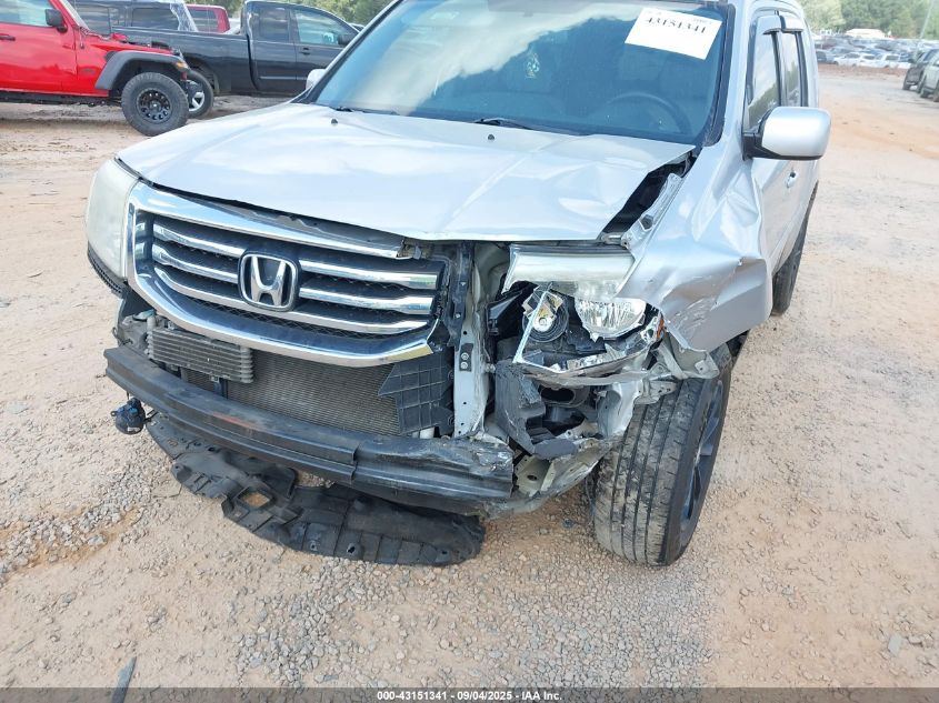 2014 Honda Pilot Ex-L VIN: 5FNYF4H57EB022370 Lot: 43151341