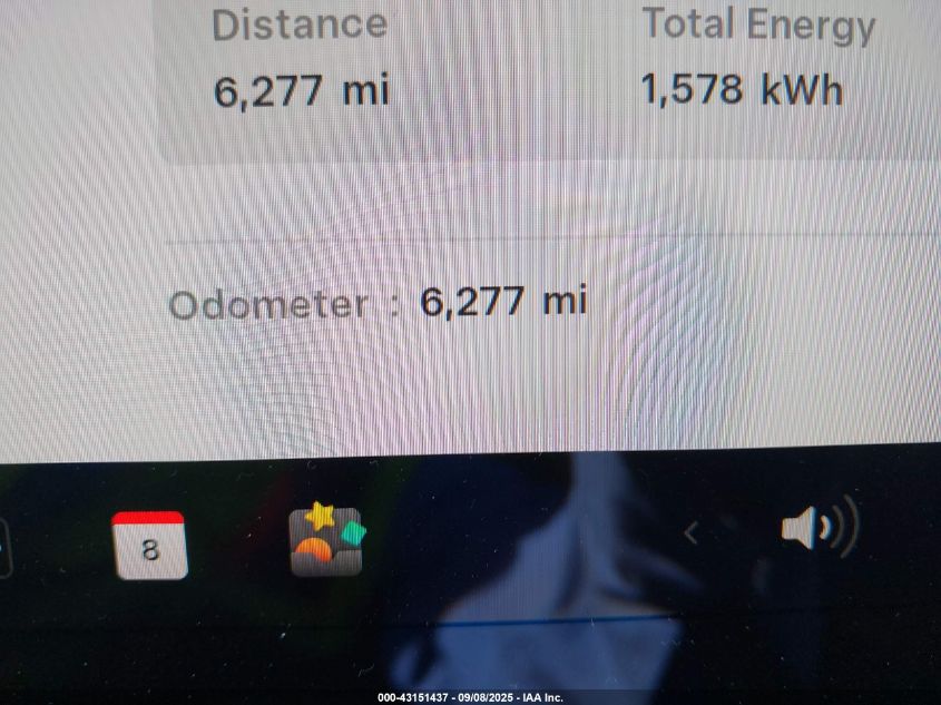 2024 Tesla Model Y Long Range Dual Motor All-Wheel Drive VIN: 7SAYGDEEXRF161757 Lot: 43151437