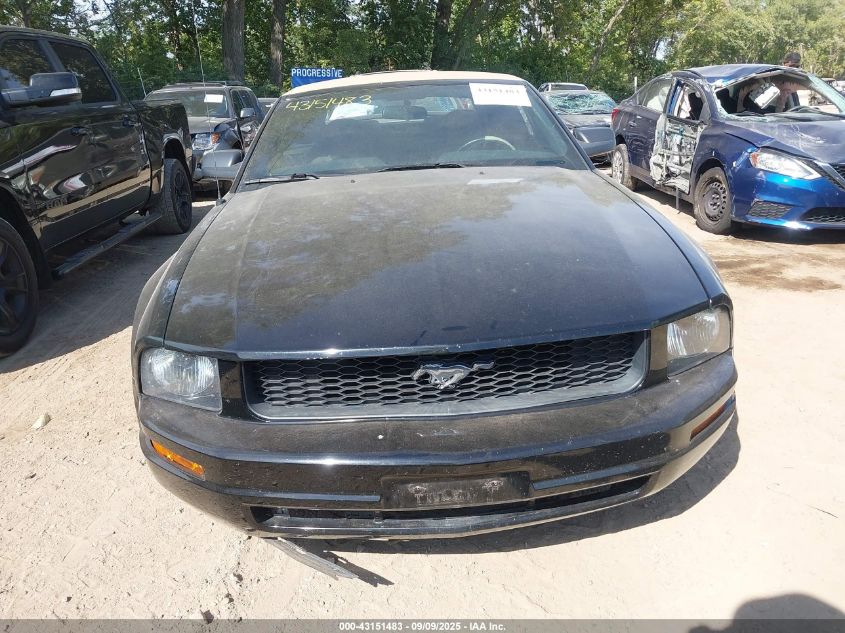 2006 Ford Mustang V6 VIN: 1ZVFT84N865148718 Lot: 43151483