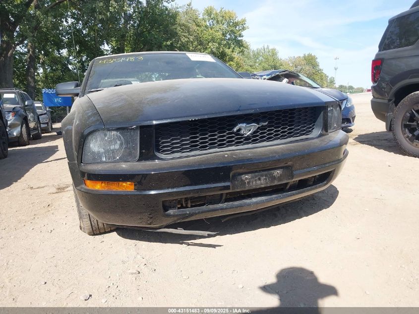 2006 Ford Mustang V6 VIN: 1ZVFT84N865148718 Lot: 43151483