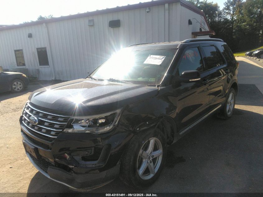 2016 Ford Explorer Xlt VIN: 1FM5K8D87GGB49050 Lot: 43151491