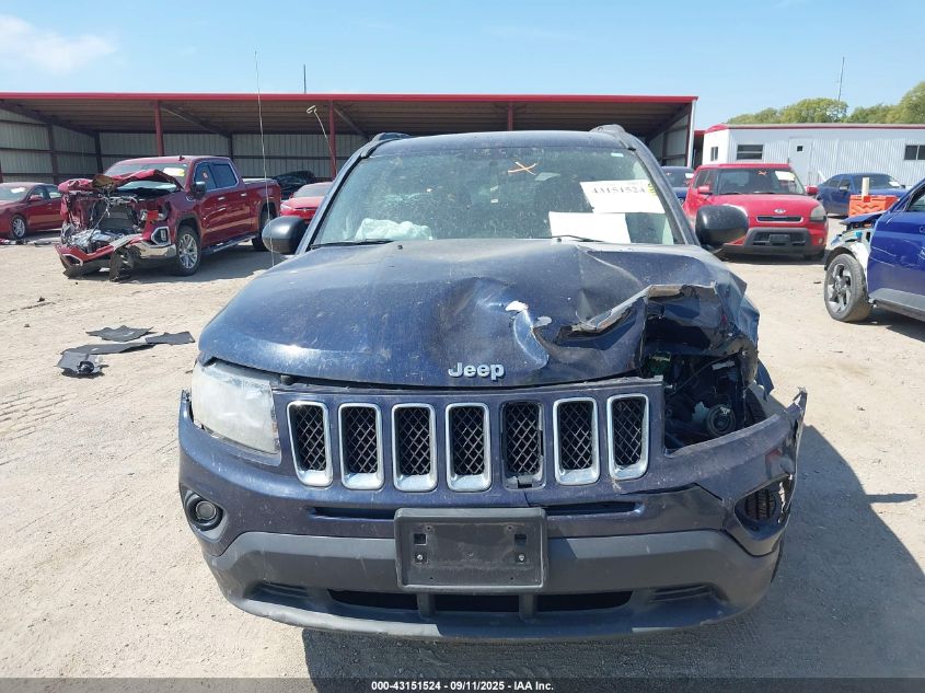 2016 Jeep Compass Sport VIN: 1C4NJDBB1GD662780 Lot: 43151524