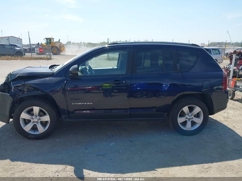 2016 Jeep Compass Sport VIN: 1C4NJDBB1GD662780 Lot: 43151524