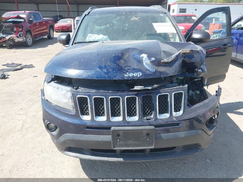 2016 Jeep Compass Sport VIN: 1C4NJDBB1GD662780 Lot: 43151524