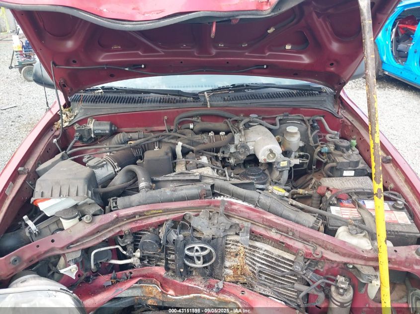 2001 Toyota Tacoma VIN: 5TEWM72N01Z843651 Lot: 43151598