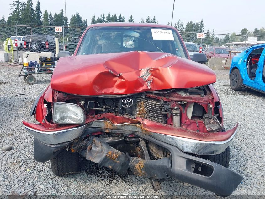 2001 Toyota Tacoma VIN: 5TEWM72N01Z843651 Lot: 43151598