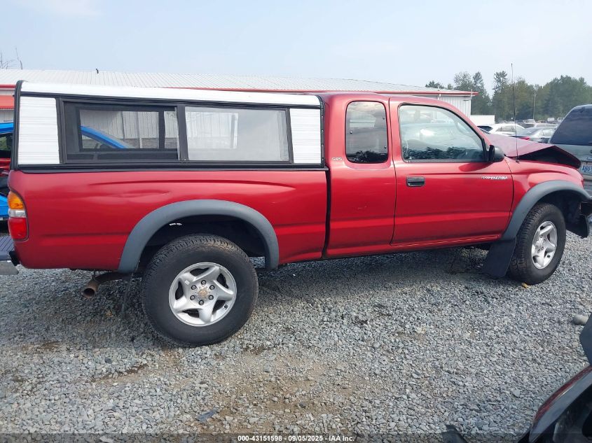 2001 Toyota Tacoma VIN: 5TEWM72N01Z843651 Lot: 43151598