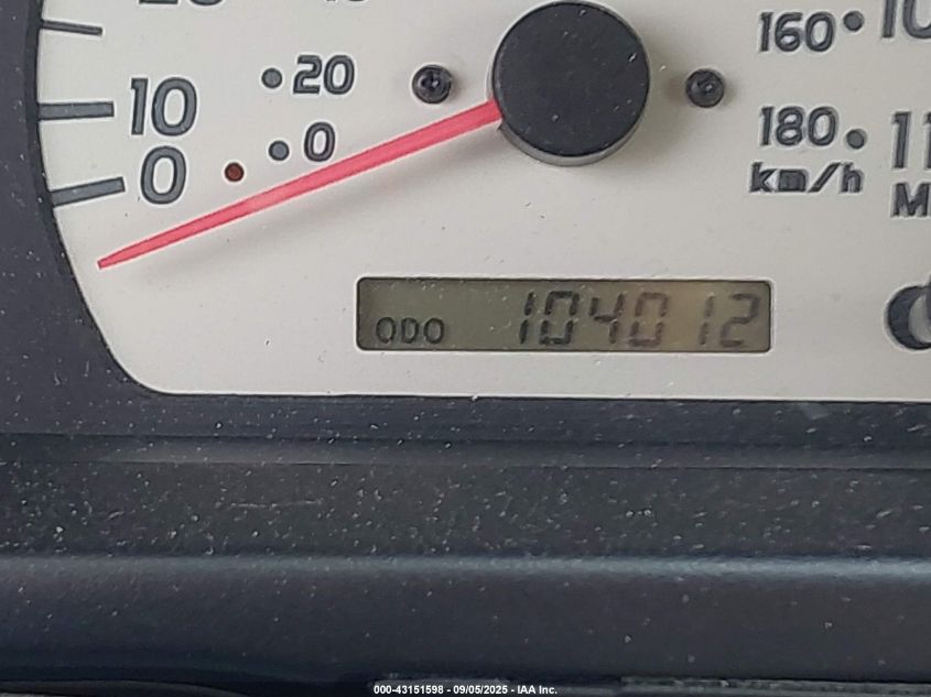 2001 Toyota Tacoma VIN: 5TEWM72N01Z843651 Lot: 43151598