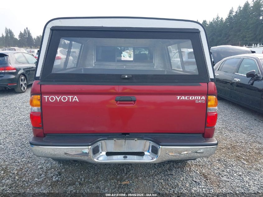 2001 Toyota Tacoma VIN: 5TEWM72N01Z843651 Lot: 43151598