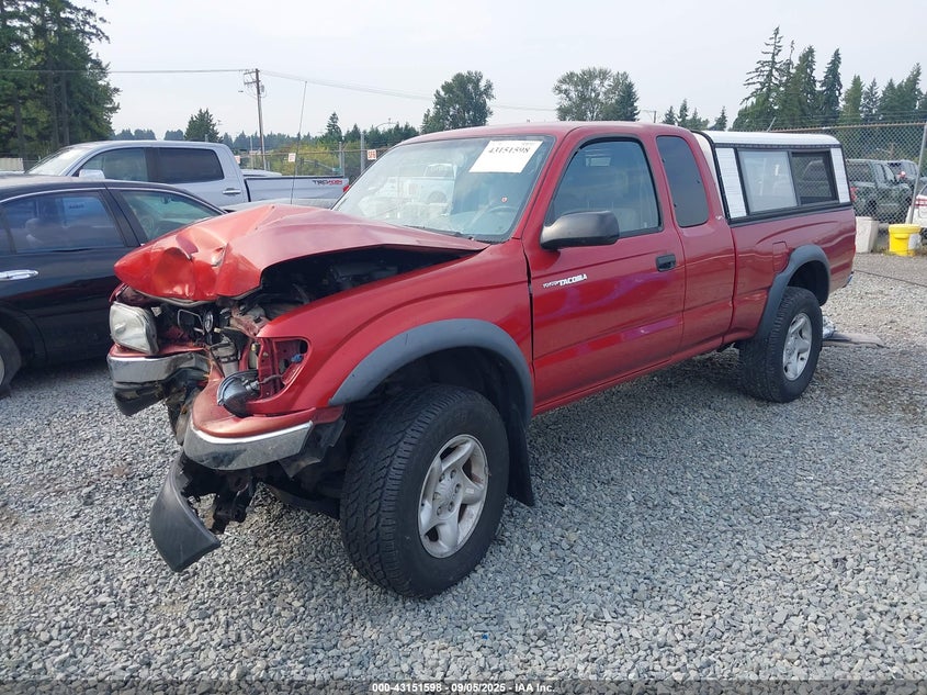 5TEWM72N01Z843651 2001 TOYOTA TACOMA photo no. 2