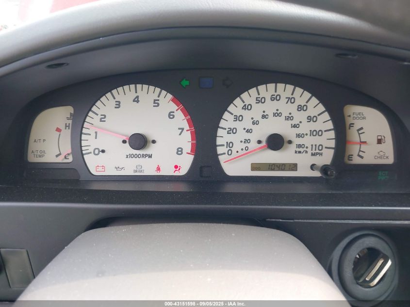 2001 Toyota Tacoma VIN: 5TEWM72N01Z843651 Lot: 43151598