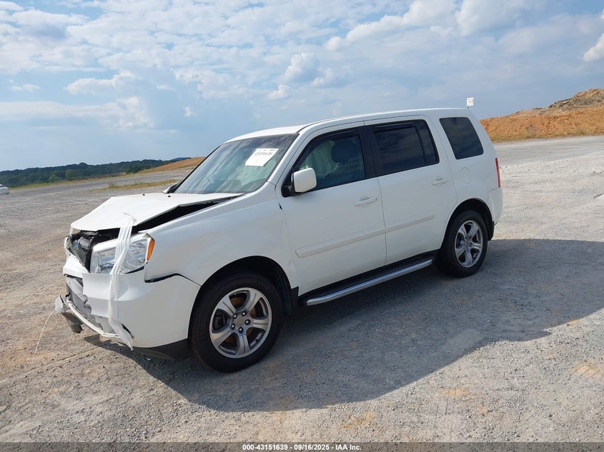 Vin: 5fnyf4h50eb047661, lot: 43645991, honda pilot ex-l 20142