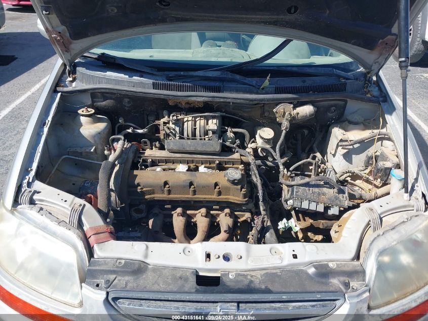 2005 Chevrolet Aveo Ls VIN: KL1TD626X5B476684 Lot: 43151641