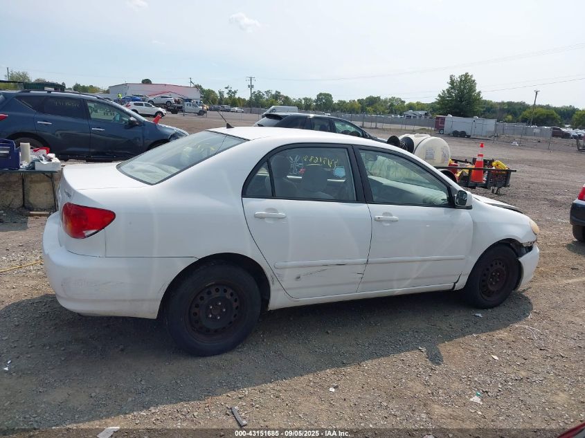 2004 Toyota Corolla Le VIN: JTDBR32E042037973 Lot: 43151685