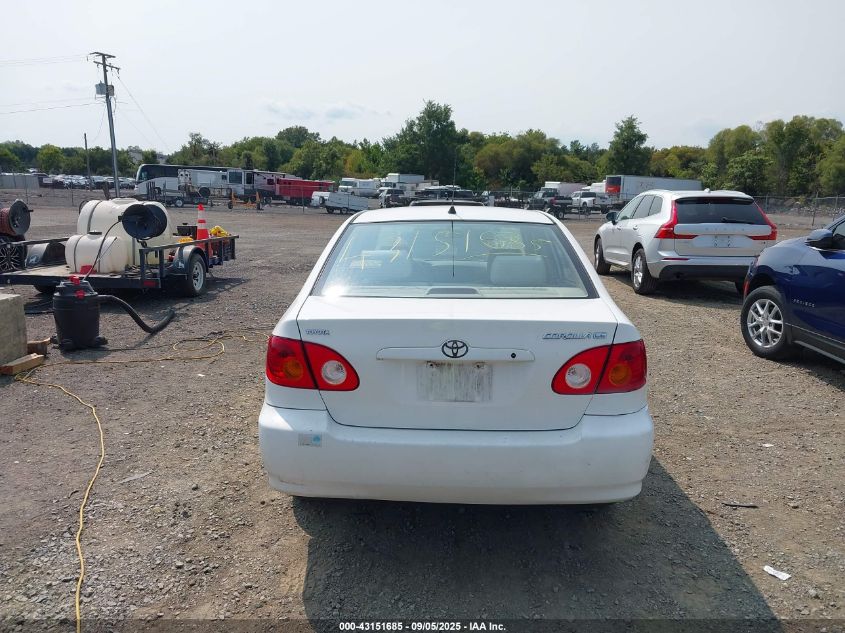 2004 Toyota Corolla Le VIN: JTDBR32E042037973 Lot: 43151685