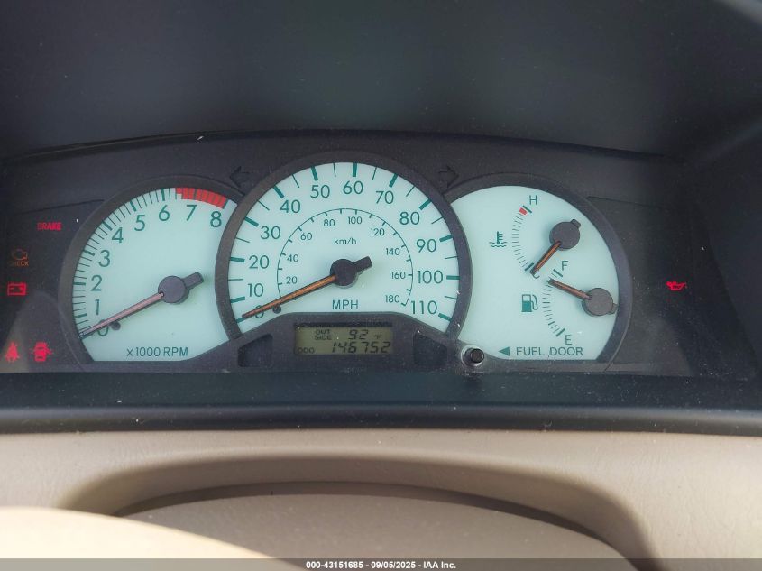 2004 Toyota Corolla Le VIN: JTDBR32E042037973 Lot: 43151685