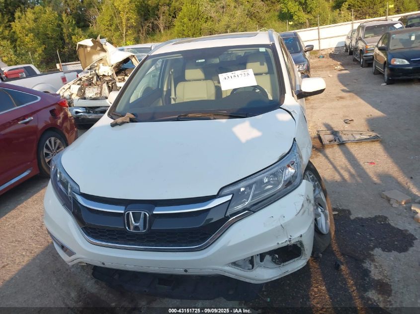 2016 Honda Cr-V Ex-L VIN: 5J6RM4H72GL049403 Lot: 43151725