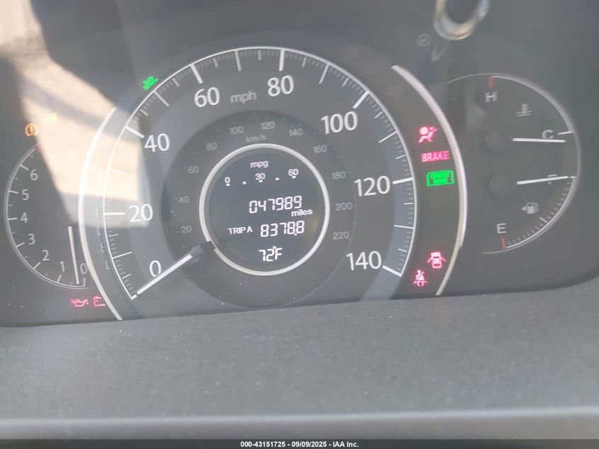 2016 Honda Cr-V Ex-L VIN: 5J6RM4H72GL049403 Lot: 43151725