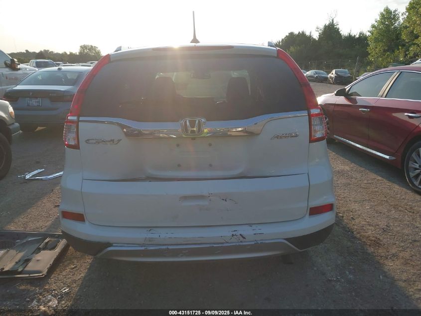 2016 Honda Cr-V Ex-L VIN: 5J6RM4H72GL049403 Lot: 43151725