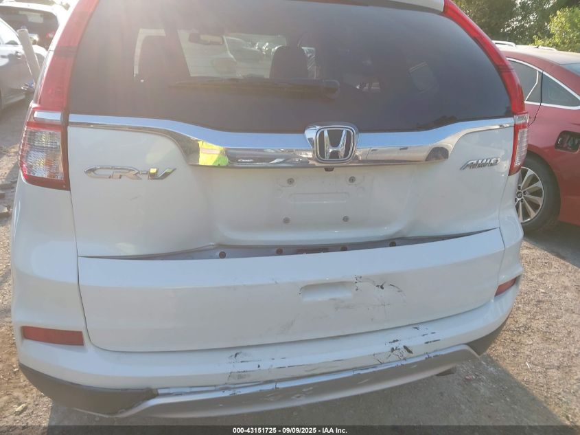 2016 Honda Cr-V Ex-L VIN: 5J6RM4H72GL049403 Lot: 43151725