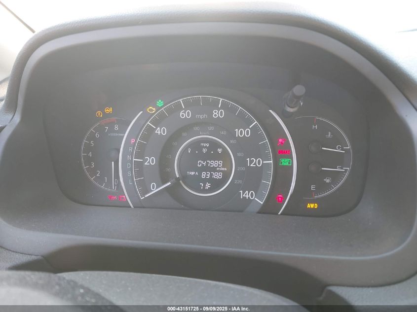 2016 Honda Cr-V Ex-L VIN: 5J6RM4H72GL049403 Lot: 43151725