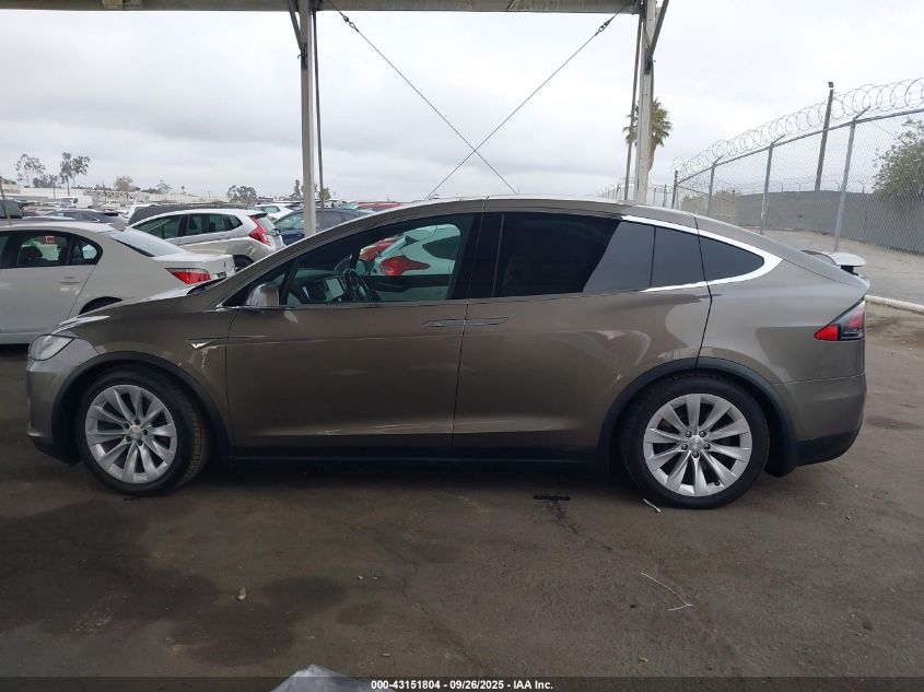 2016 Tesla Model X 60D/70D/75D/90D VIN: 5YJXCAE26GF006550 Lot: 43151804