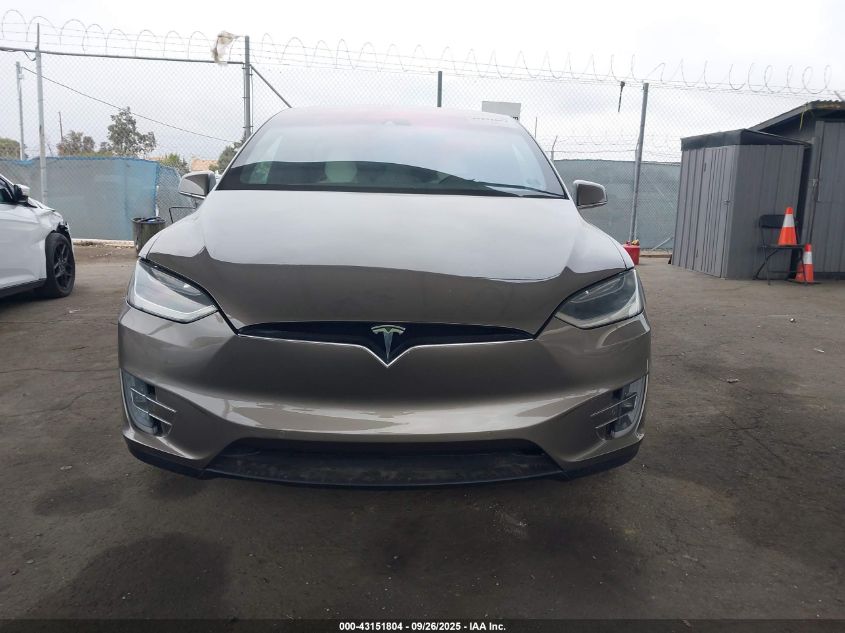 2016 Tesla Model X 60D/70D/75D/90D VIN: 5YJXCAE26GF006550 Lot: 43151804