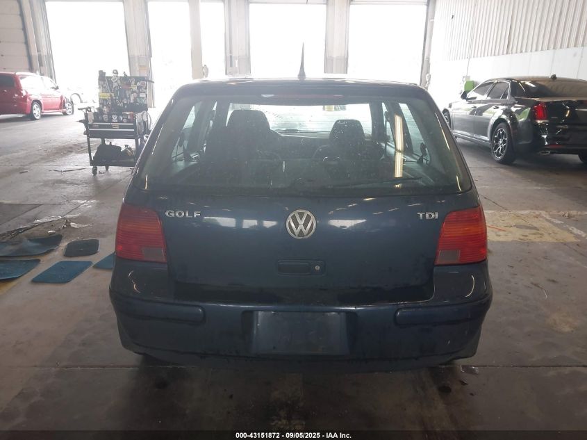 2005 Volkswagen Golf Gls Tdi VIN: 9BWGR61J954001443 Lot: 43151872