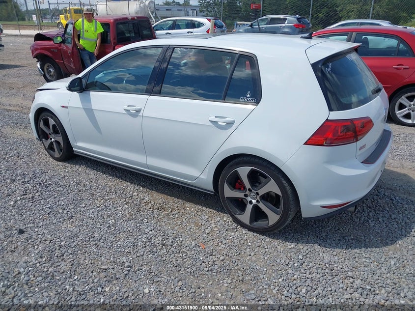 2016 VOLKSWAGEN GOLF GTI AUTOBAHN W/PERFORMANCE PACKAGE 4-DOOR - 3VW547AU8GM055787