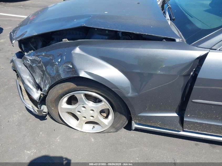 2007 Ford Mustang V6 Deluxe/V6 Premium VIN: 1ZVFT80N875296228 Lot: 43151955