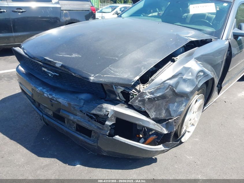 2007 Ford Mustang V6 Deluxe/V6 Premium VIN: 1ZVFT80N875296228 Lot: 43151955