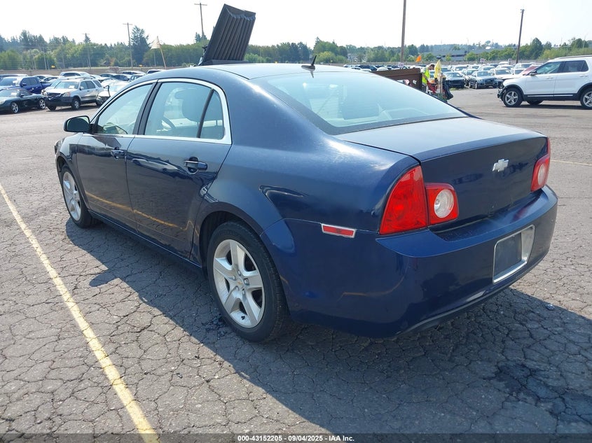 2010 Chevrolet Malibu Ls blue sedan gasoline 1G1ZB5EB1AF171999 photo #4