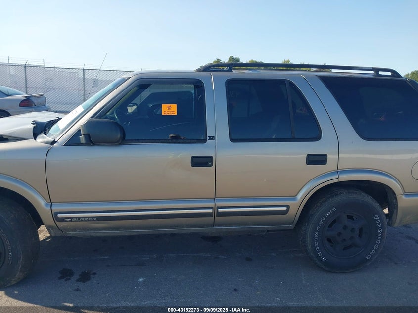 2000 Chevrolet Blazer Ls VIN: 1GNDT13W3Y2134426 Lot: 43152273