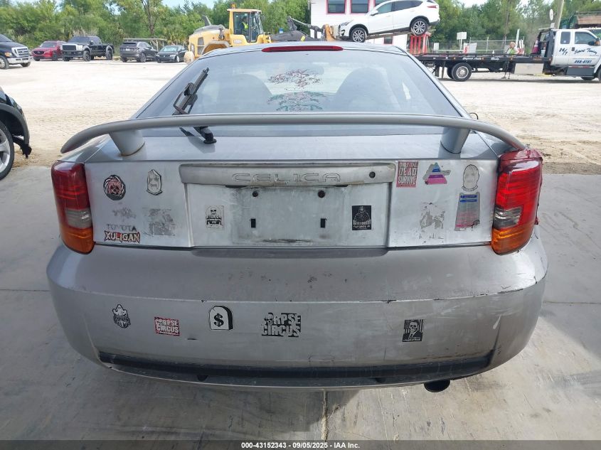 2000 Toyota Celica Gt VIN: JTDDR32T7Y0017373 Lot: 43152343