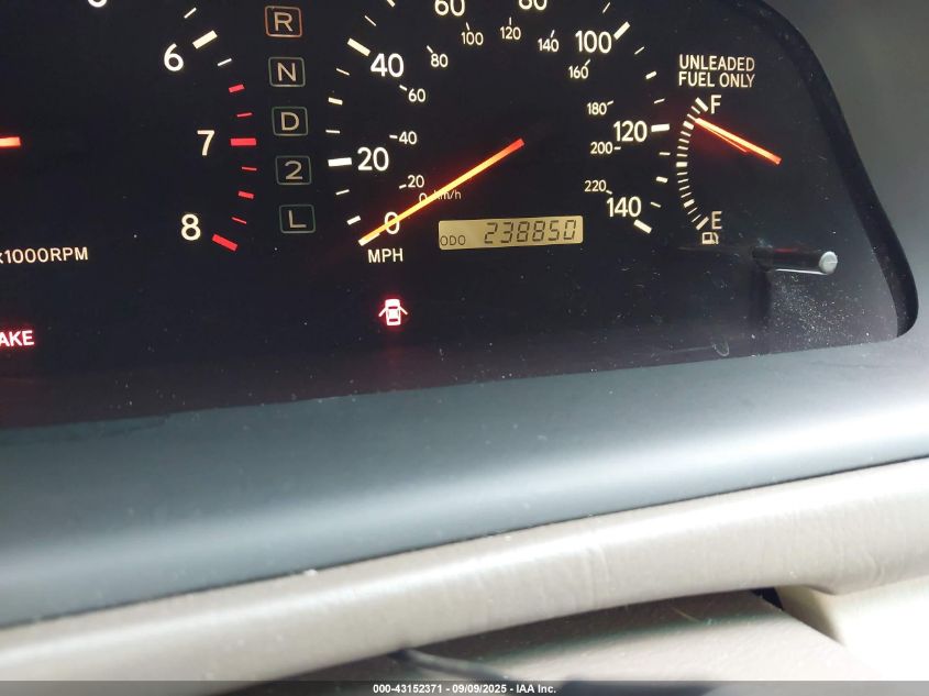 1997 Lexus Es 300 VIN: JT8BF22G6V5005936 Lot: 43152371