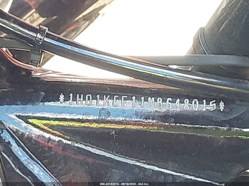 2021 Harley-Davidson Flhtk VIN: 1HD1KEF11MB648015 Lot: 43152374