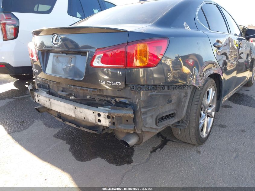 2009 Lexus Is 250 VIN: JTHBK262295102664 Lot: 43152402
