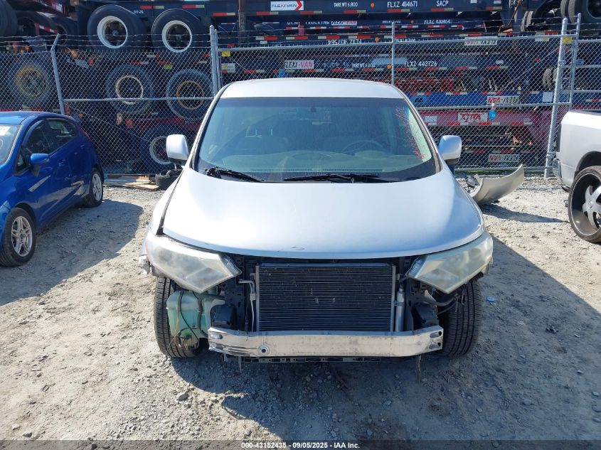 2011 Nissan Quest Sv VIN: JN8AE2KP7B9004772 Lot: 43152435