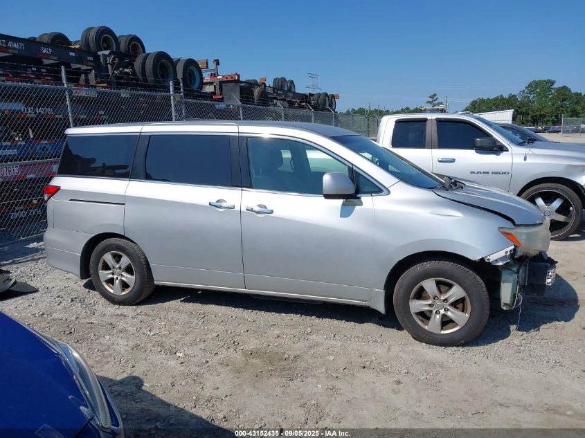 2011 Nissan Quest Sv VIN: JN8AE2KP7B9004772 Lot: 43152435