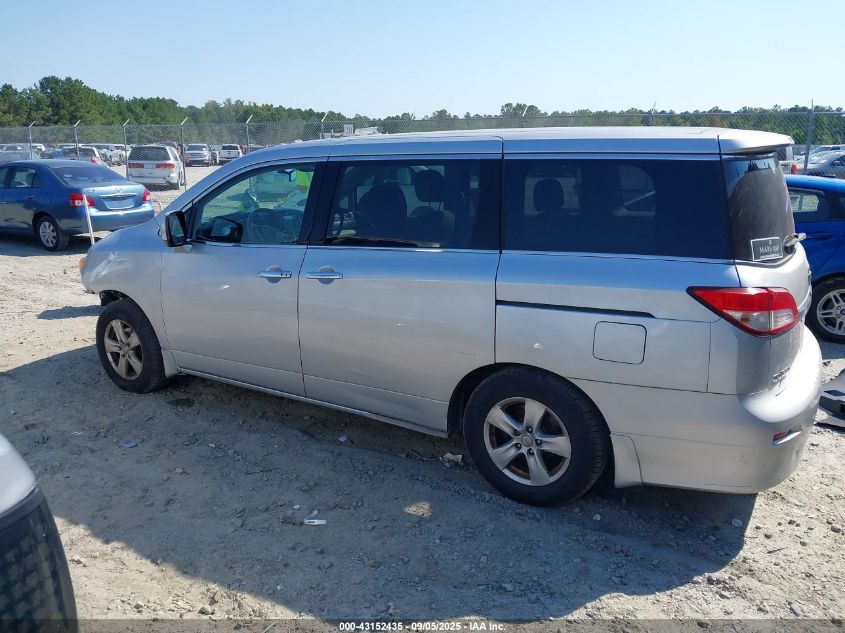 2011 Nissan Quest Sv VIN: JN8AE2KP7B9004772 Lot: 43152435