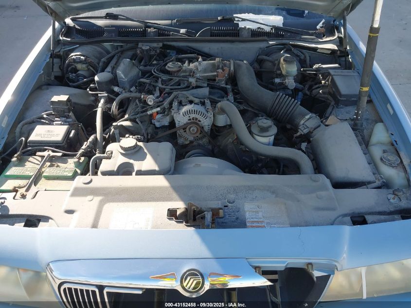 2000 Mercury Grand Marquis Gs VIN: 2MEFM74W6YX607862 Lot: 43152458