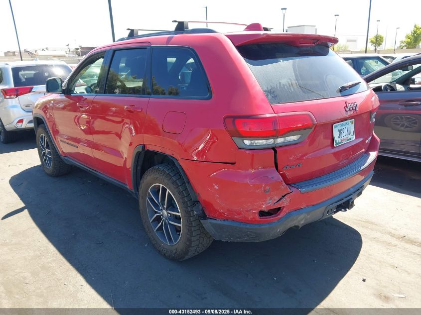 2018 Jeep Grand Cherokee Trailhawk 4X4 VIN: 1C4RJFLG8JC142581 Lot: 43152493