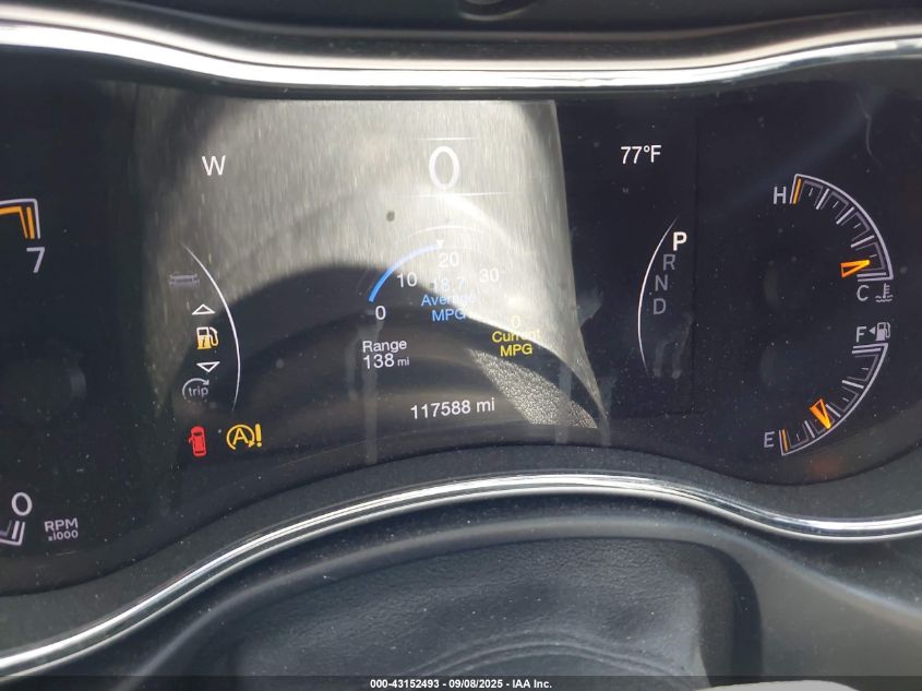 2018 Jeep Grand Cherokee Trailhawk 4X4 VIN: 1C4RJFLG8JC142581 Lot: 43152493