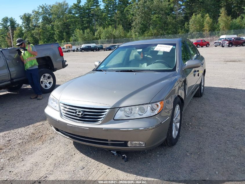 2009 Hyundai Azera Gls VIN: KMHFC46D79A350229 Lot: 43152531